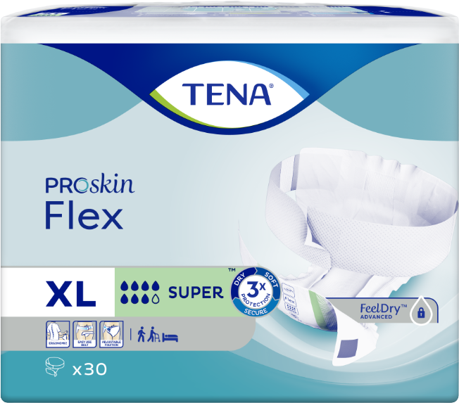 Tena Flex Super Extra large Inkontinenční kalhotky 30 ks