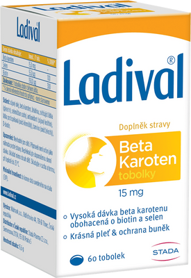 Ladival Beta karoten 15 mg 60 tobolek