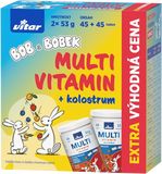 Vitar Multivitamin + kolostrum Bob a Bobek DUOPACK 2 x 45 tablet