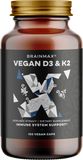 BrainMax Vegan Vitamin D3 & K2 100 kapslí