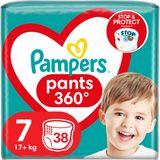 Pampers Active Baby Pants Kalhotkové plenky vel. 7, 17+ kg, 38 ks