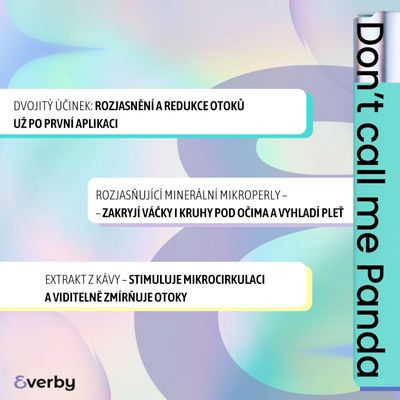 Erboristica Everby Don't Call Me Panda Oční krém 12 ml