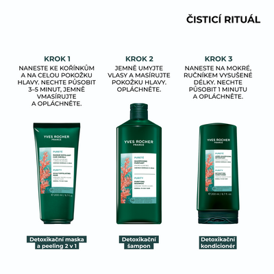 Yves Rocher Pureté, Detoxikační šampon 300 ml