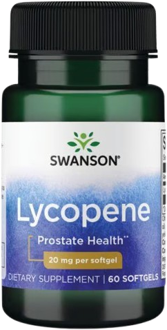 Swanson Lycopene 20mg, 60 kapslí