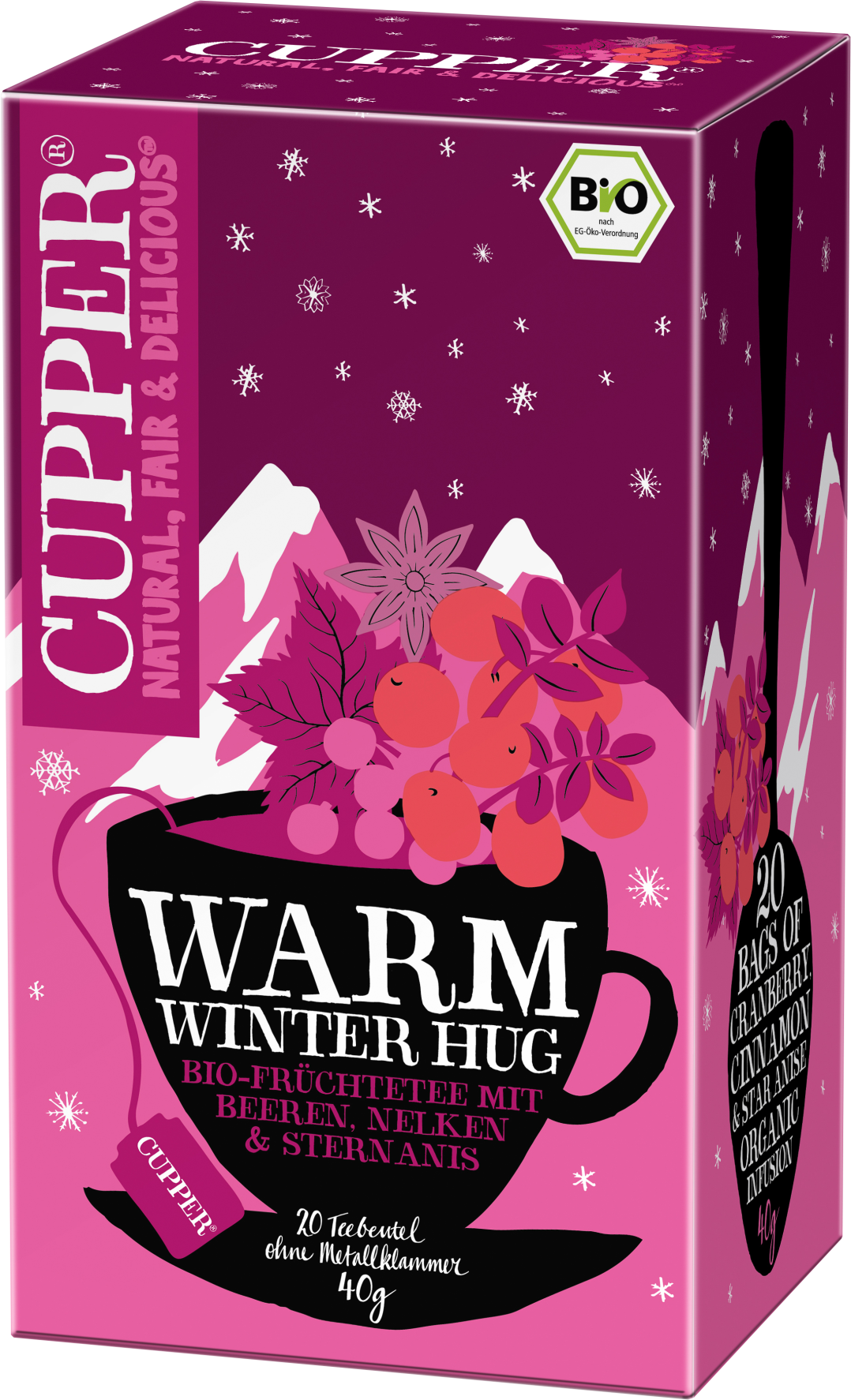 Cupper BIO Warm Winter Hug 20 x 2 g