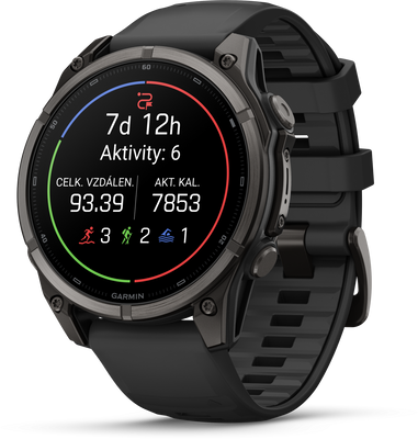 Garmin fenix 9 47mm AMOLED Pebble Gray