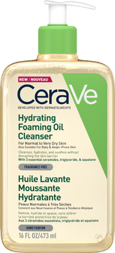 CeraVe Hydratační čisticí pěnící olej s obsahem 3 esenciálních ceramidů a lipidů 473 ml