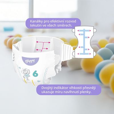 Bella Baby Happy Soft & Delicate vel. 6 (15+ kg) 2 x 48 ks