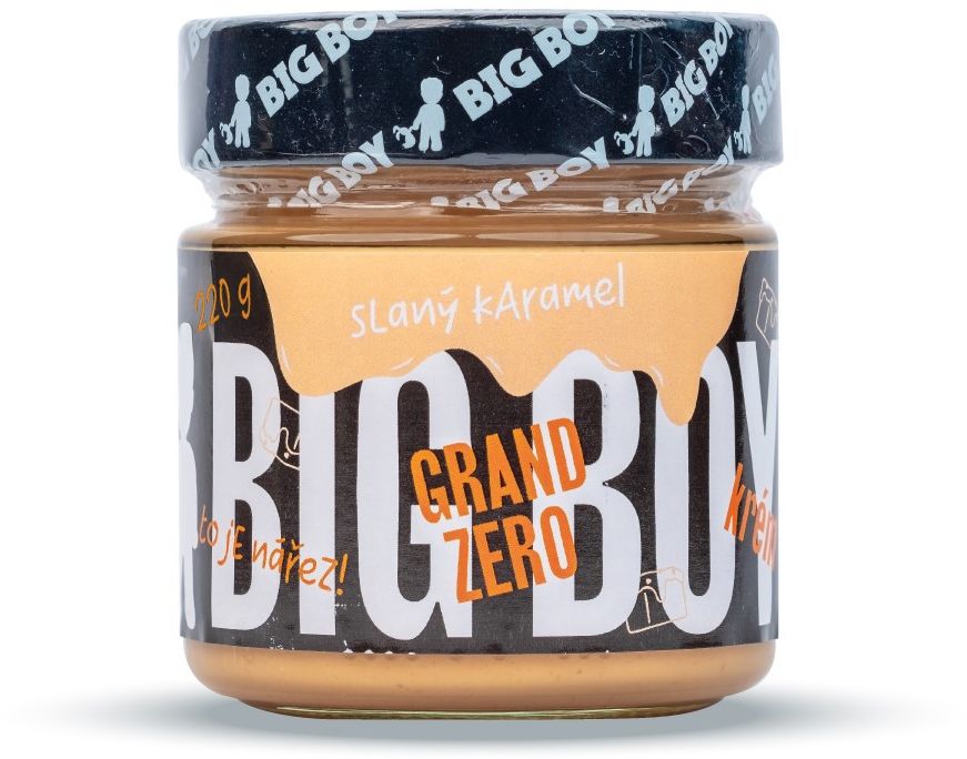 Big Boy BIG BOY® Grand zero s příchutí slaný karamel 220 g