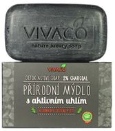 Vivaco Přírodní mýdlo s aktivním uhlím 100 g