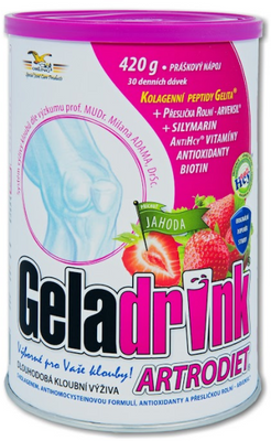 Geladrink Artrodiet Nápoj jahoda 420 g