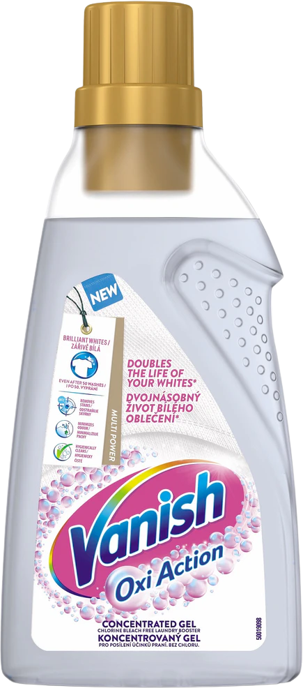 Vanish Oxi Action Gel pro bělení a odstranění skvrn 750 ml