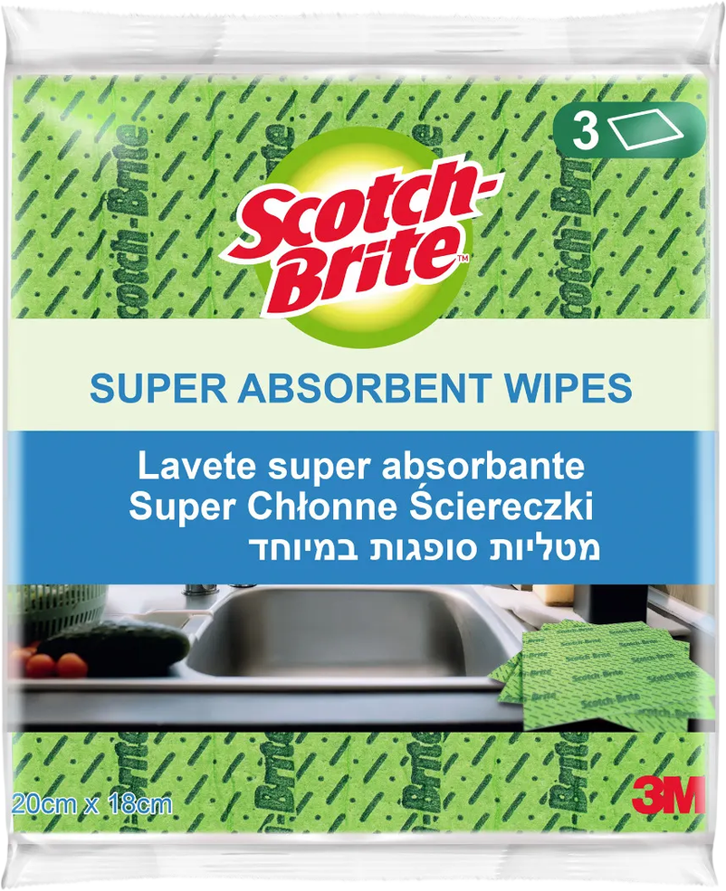 3M Scotch-Brite™ Superabsorpční utěrky 3 ks