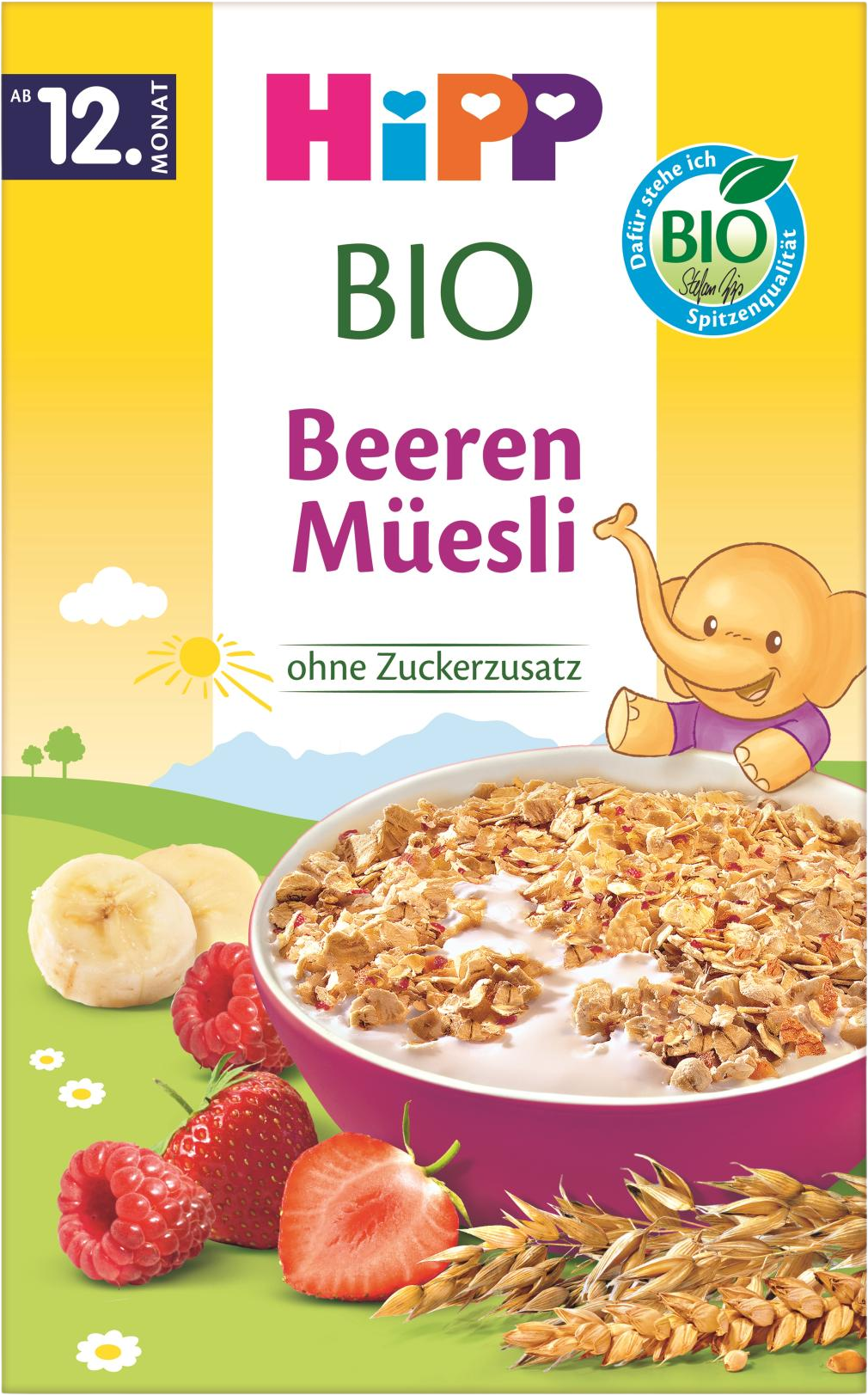 HiPP BIO Müsli s ovocem ze zahrádky 200 g
