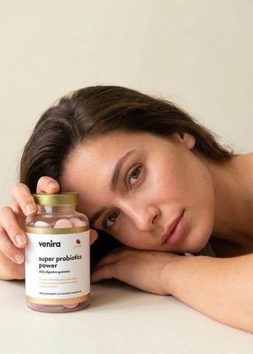 Venira Super probiotics power - medvídci na zlepšení trávení jahoda 60 ks