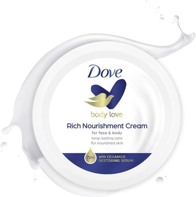 Dove Body Love Rich Nourishment, krém na obličej a tělo 150 ml