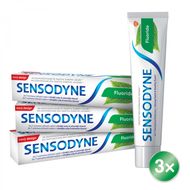 Sensodyne Fluoride Zubní pasta 3 x 75 ml