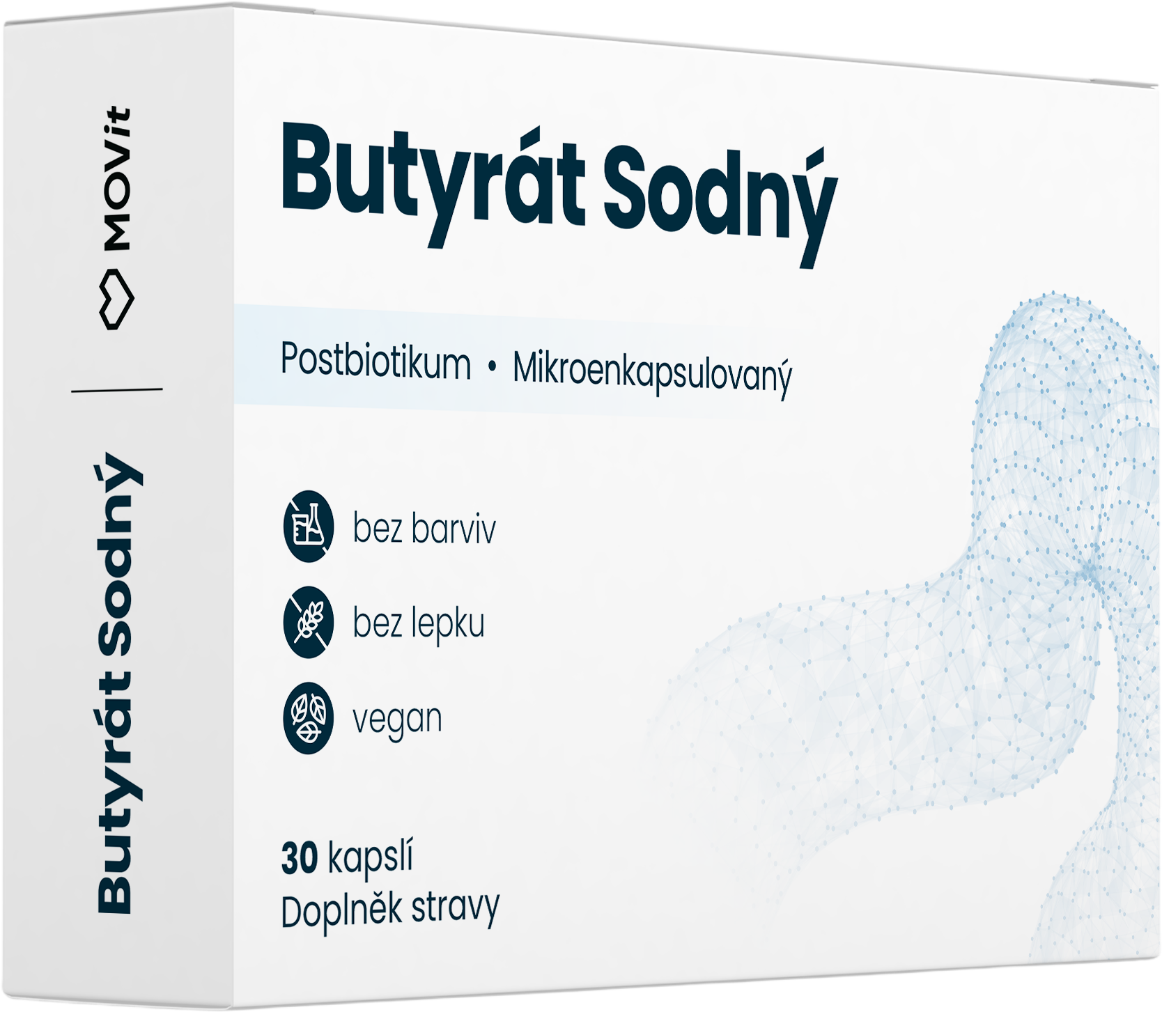 MOVit Energy Postbiotikum Butyrát sodný 30 x 300 mg
