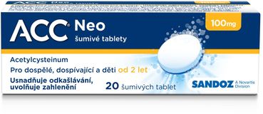 ACC ® NEO 100 mg 20 šumivých tablet