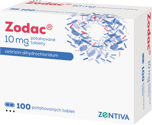 Zodac 10 mg 100 tablet