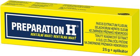 Preparation H, rektální mast pro léčbu hemoroidů 25 g