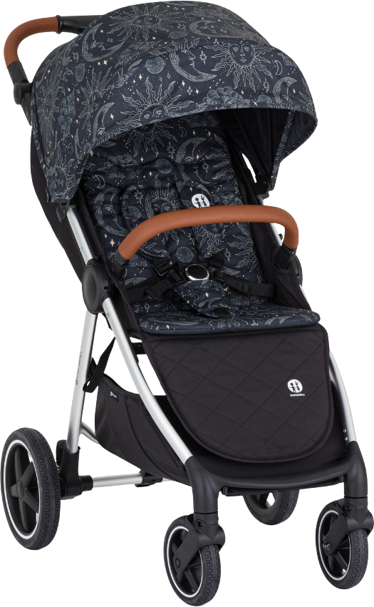 Petite&Mars Kočárek sportovní Royal3 Silver Limited100 Cosmic Night