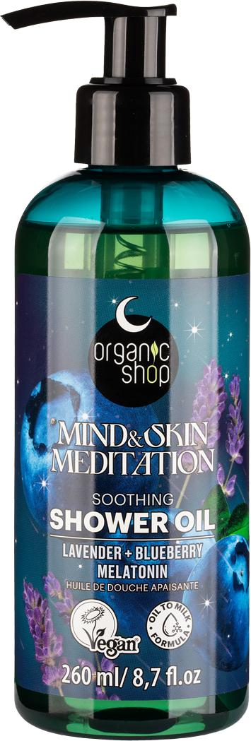 Organic Shop Sleeping Zklidňující sprchový olej Mind&Skin Meditation 260 ml