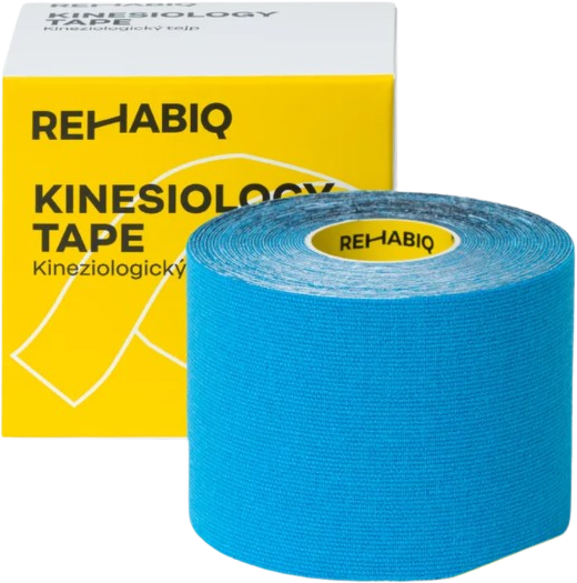 Rehabiq Kinesiology Tape, tejpovací páska modrá 5 m