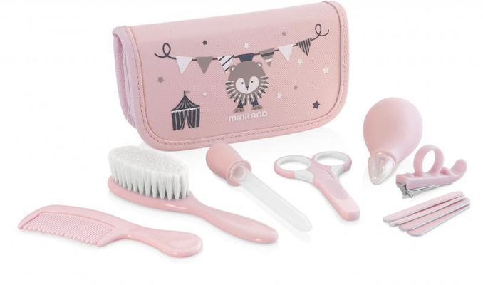 Miniland Sada hygienická Baby Kit Pink 7 ks