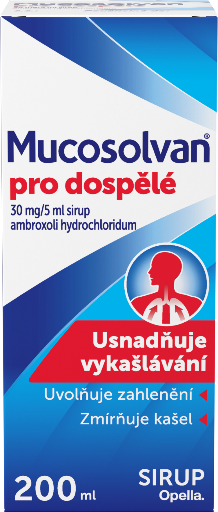 Mucosolvan pro dospělé 30mg/5ml sir., 200 ml