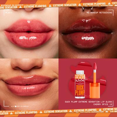 NYX Professional Makeup Duck Plump Lip Gloss lesk na rty 19 Cherry spice 6.8 ml