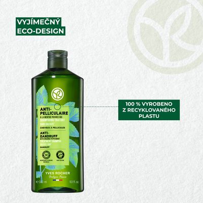 Yves Rocher Šampon proti lupům s bio mátou peprnou 300 ml