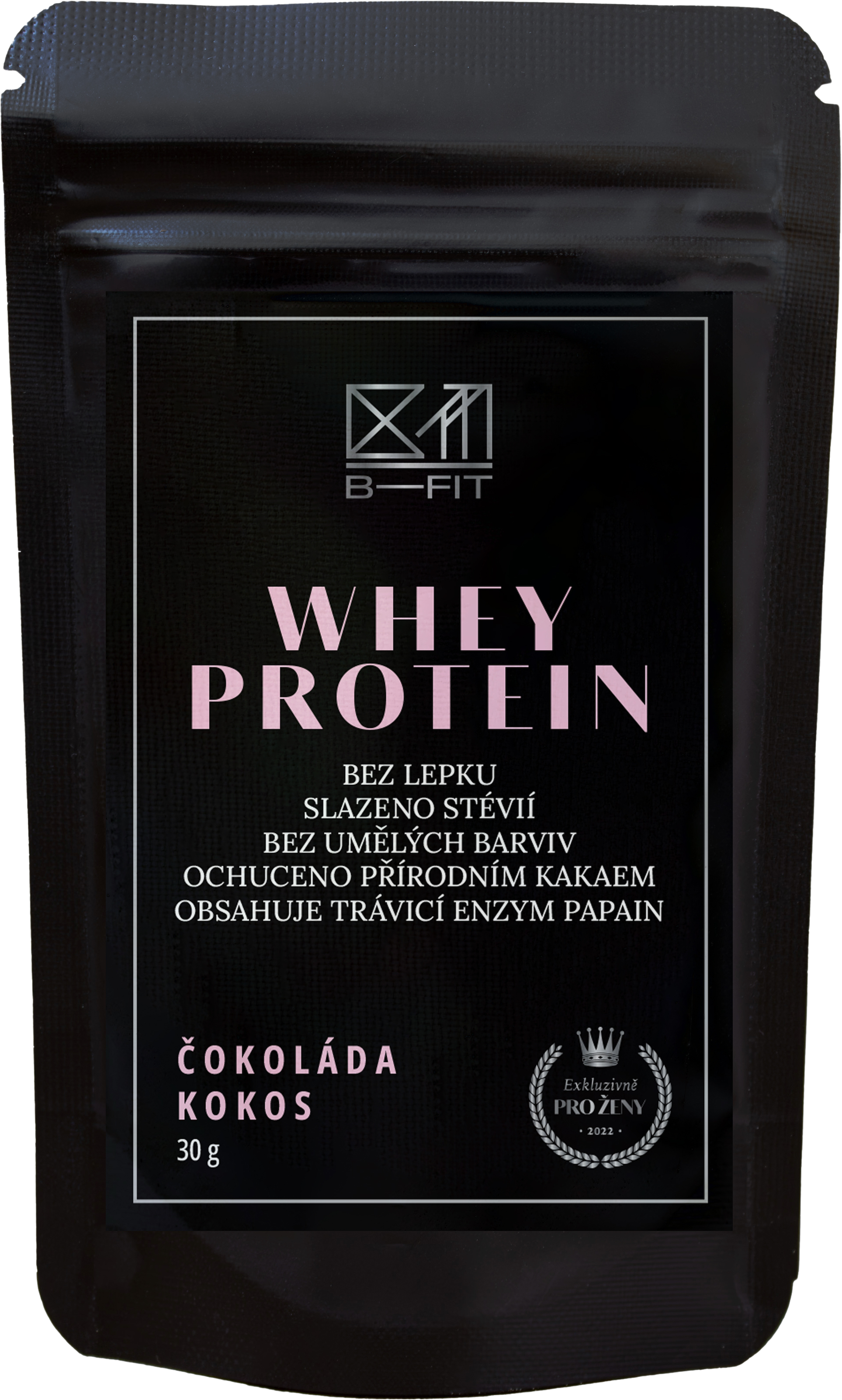 B-Fit Club Whey Protein Exclusive Čokoláda-kokos 30 g
