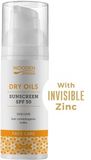 Woodenspoon Opalovací krém na obličej-nízký komedogenní index  Dry Oils SPF 50, 50 ml