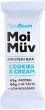 GymBeam Proteinová tyčinka MoiMüv cookies&cream 60 g