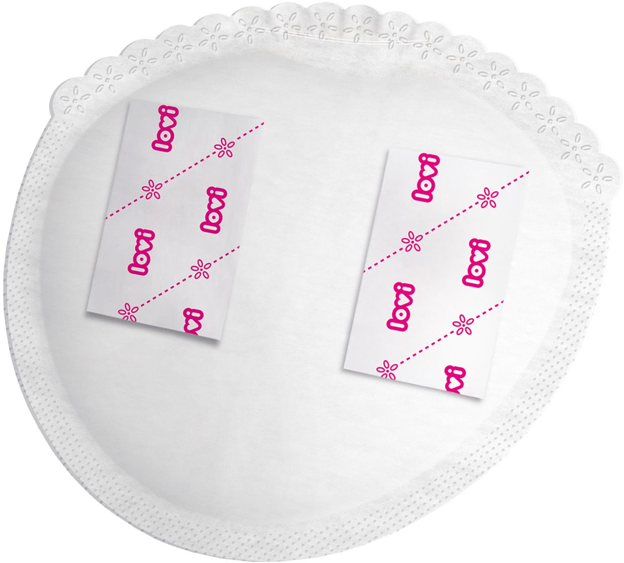 LOVI Vložky do podprsenky antibakteriální Discreet Elegance bílé 60 ks