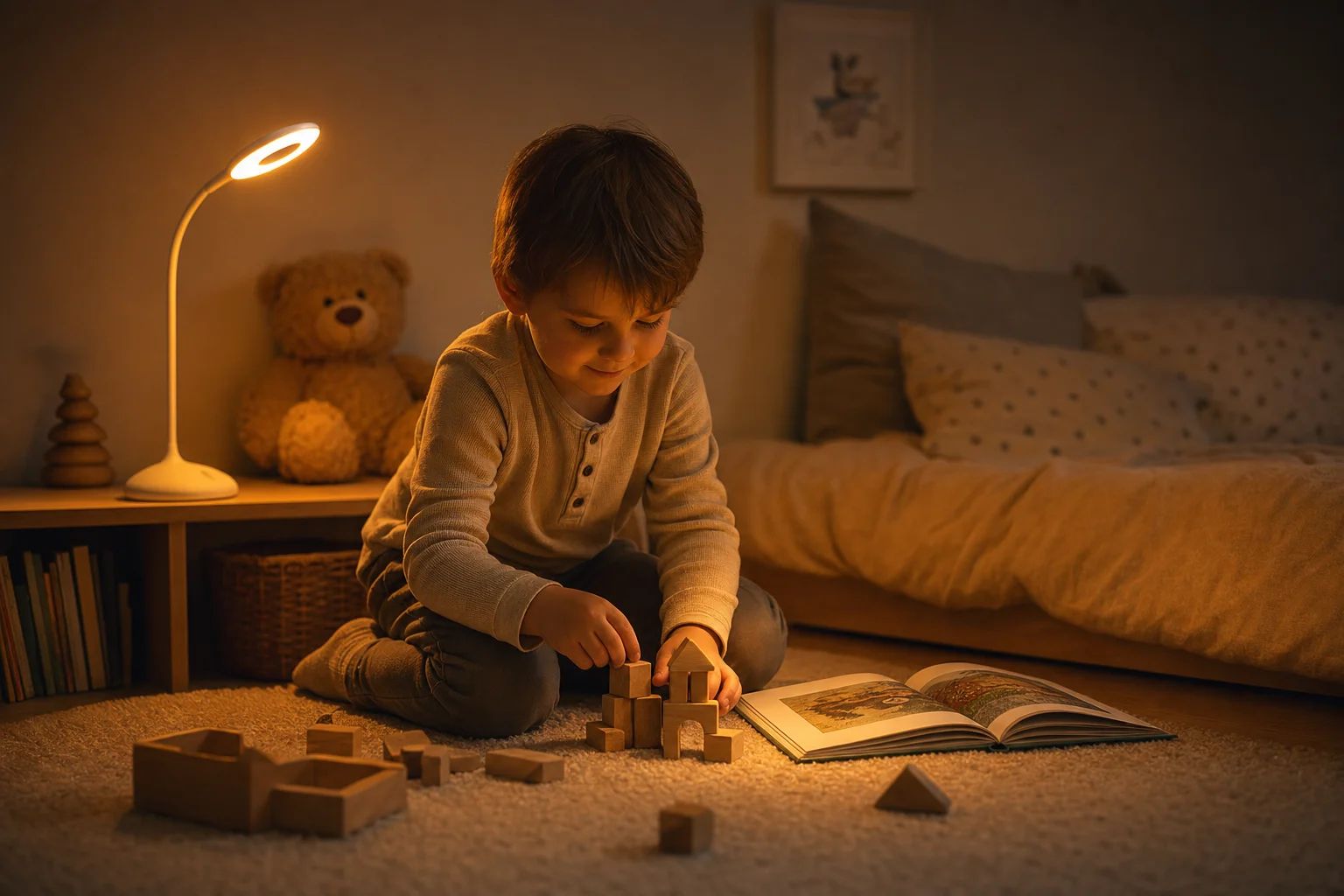 Melatime Lamp, Cirkadiánní LED lampička bez modré složky