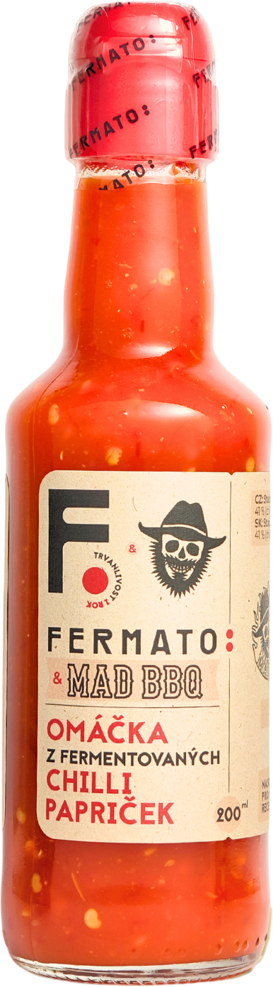 Fermato MAD BBQ fermentovaná chilli omáčka 200 ml