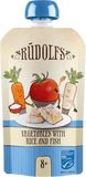 Rudolfs BIO kapsička Zelenina, rýže, ryba 110 g