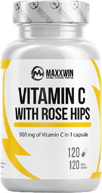 Maxxwin Vitamin C 900 with rose hips 120 kapslí