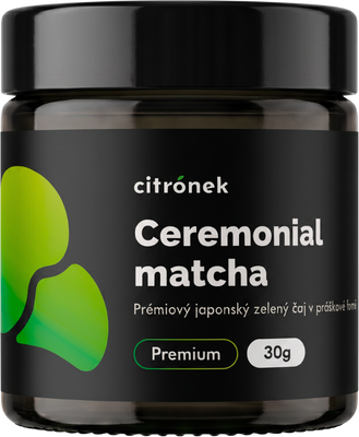 Citronek Ceremonial Matcha, 100% japonský zelený čaj 30 g