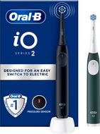 Oral-B iO 2 Night Black & Forest Green Elektrické zubní kartáčky 2 ks