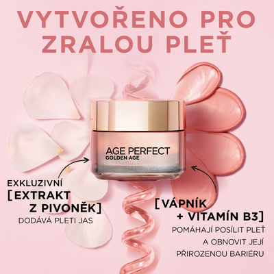L'Oréal Paris Golden Age denní protivráskový krém pro zralou pleť 50 ml