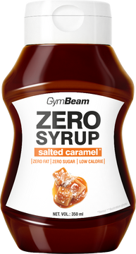 GymBeam Bezkalorický sirup slaný karamel 350 ml