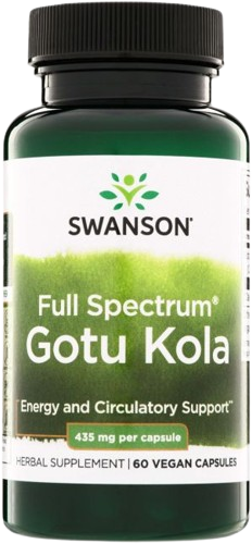 Swanson Gotu Kola 435mg, 60 kapslí