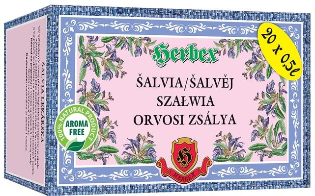 Herbex Šalvěj lékařská sáčky 20 x 3 g