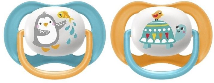 Philips Avent Šidítko Ultra air Zvířátko 6-18m chlapec 2 ks