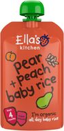 Ella's Kitchen BIO Dětská rýže, hruška a broskve (120 g) 100 g