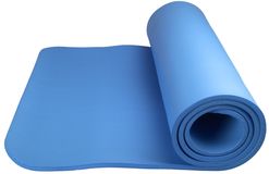 Power System Podložka na jógu FITNESS YOGA MAT PLUS Modrá