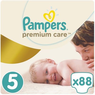 Pampers Premium Care plenky vel. 5, 11-16 kg, 88 ks